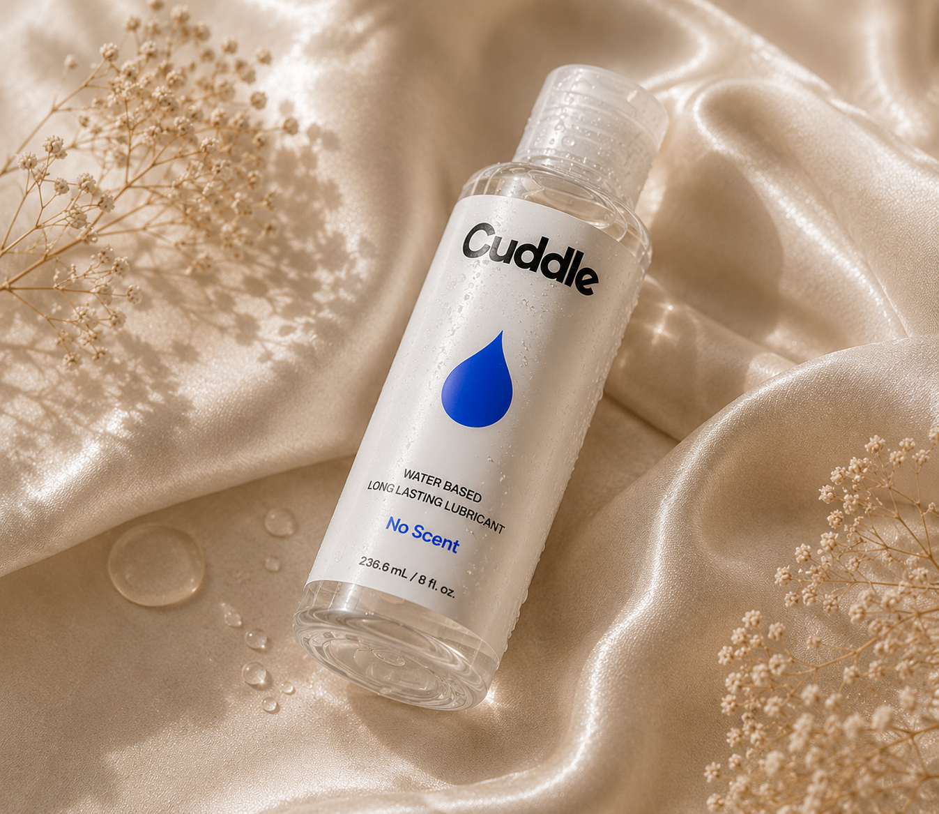 Cuddle bottle on marble pedestal